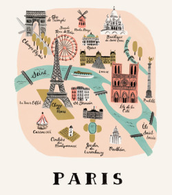 lip-lock:  City Map Illustrations | by Anna Bond of Rifle Paper Co. Check out these delightful prints of city map illustrations by Anna Bond, co-founder of Rifle Paper Co. I’m a big fan of her work, and I’d gladly add everything on Rifle Paper Co.’s
