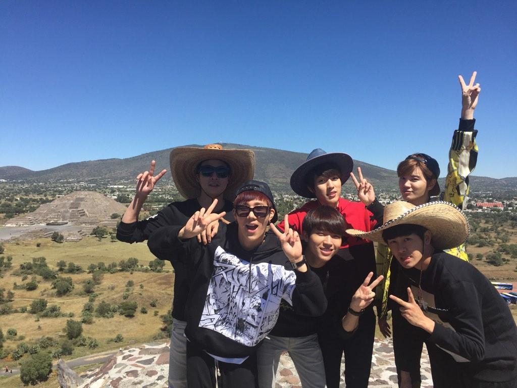 ifnt0428:  141102 Sunggyu’s Twitter Update인스피릿 안녕? 이건 멕시코에서의