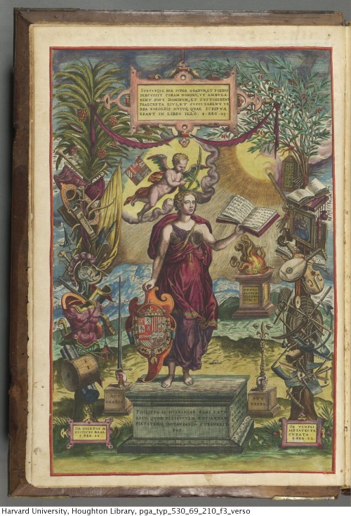 Biblia sacra, Hebraicae, Chaldaice, Graece et Latine, 1569.Typ 530.69.210Houghton Library, Harvard U