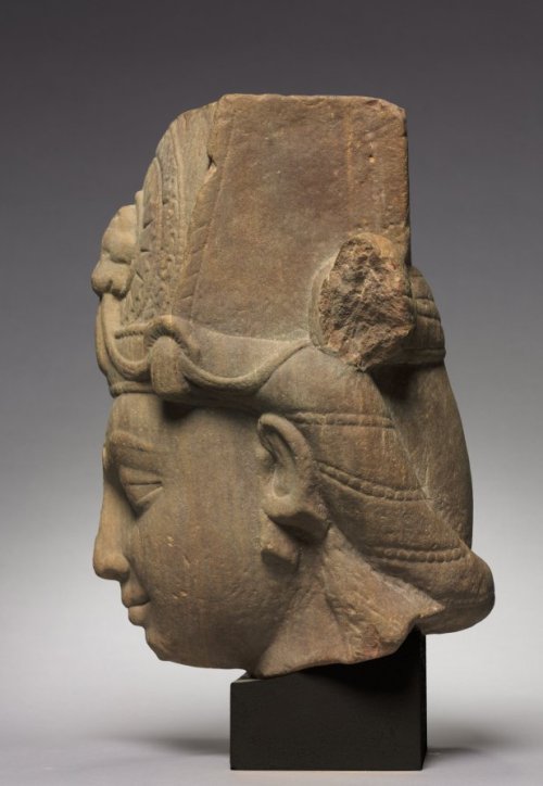 theancientwayoflife:~ Head of Vishnu.Date: A.D. 4th centuryPlace of origin: Central India, Madhya Pr