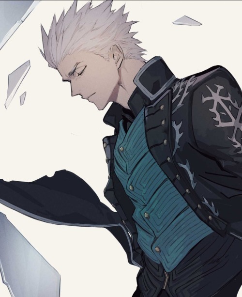 vergil (devil may cry and 1 more) drawn by yukiale