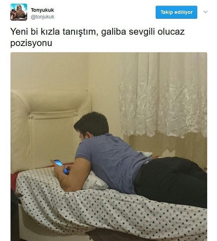 Yeni bir kızla tanıştım,...