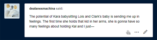 comickergirl:Listen, I have…I have STRONG FEELINGS about Best Aunt Kara and this ask is only 