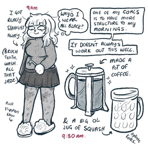 Its hourly comic day!Naturally as someone with a love for autobio content I had to join in! (The tag