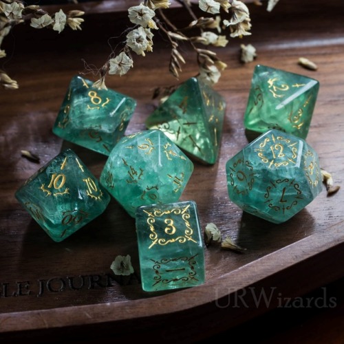 sosuperawesome:Dice Sets URWizards on EtsySee our #Etsy or #Dice tags