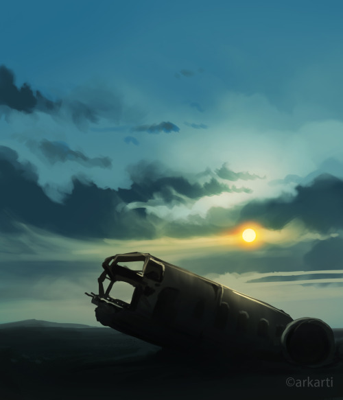 Plane Wreck speedpaint | 20minwatch the timelapse here: