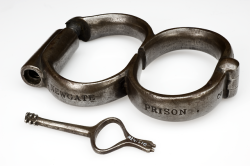 acrosscenturiesandgenerations:  ▪Handcuffs. Place of origin: London, England Date: 1840-1900