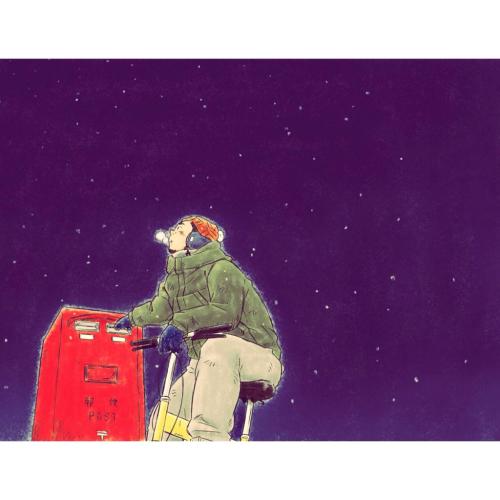 gaymanga:Illustration for a New Year’s card by Inu Yoshi (犬義)