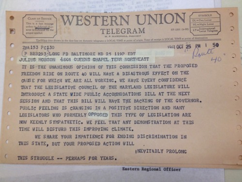 There Were Almost Freedom Rides In Maryland In The Fall Of 1961.