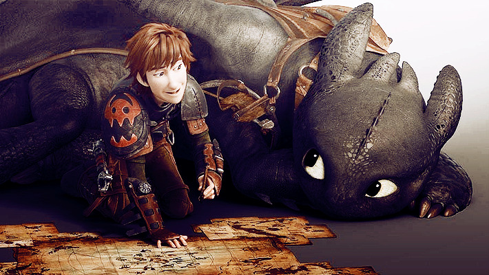 atimelordswife:  Hiccup and Toothless: The Colors of Life
