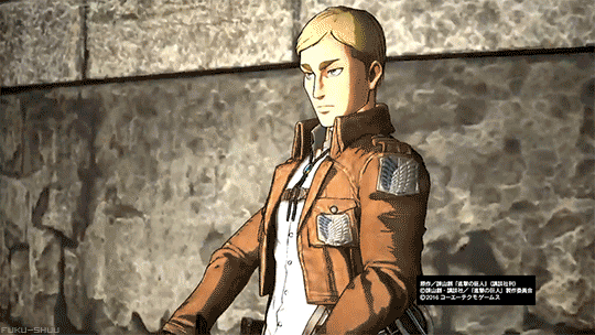 Erwin scene from the KOEI TECMO Shingeki no Kyojin Playstation game!More on the SnK
