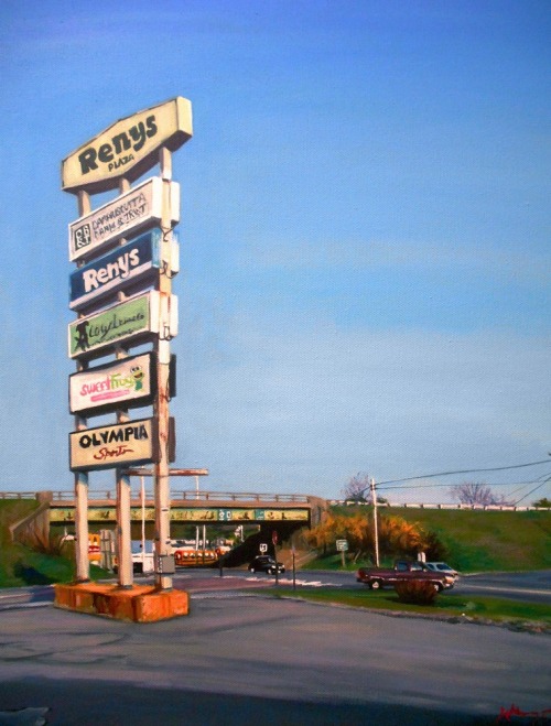 Reny’s Plaza Sign(Belfast, Maine)