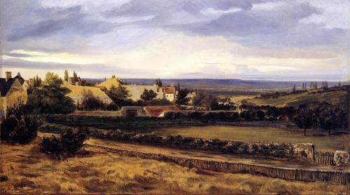 Village in valley, 1834, Theodore Rousseauhttps://www.wikiart.org/en/theodore-rousseau/not_detected_