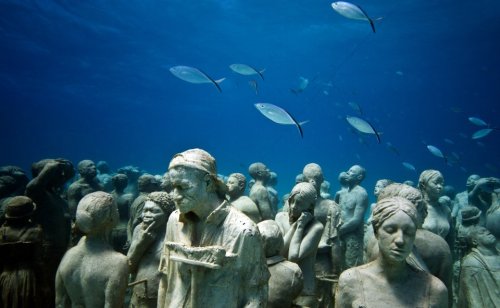 IG PRESENTS: Underwater Sculptures by Jason DeCaires Taylor Coral reefs attract an array of marine l