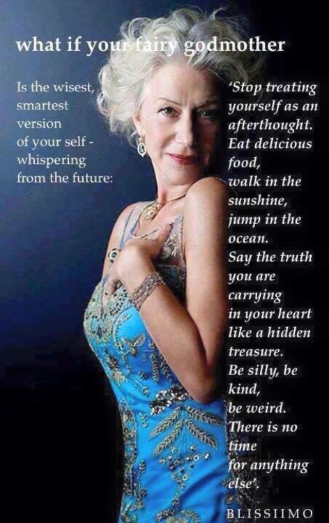 “There’s no time for anything else.” Beautiful.