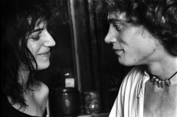 the-spanish-bomb:  Patti Smith and   Robert