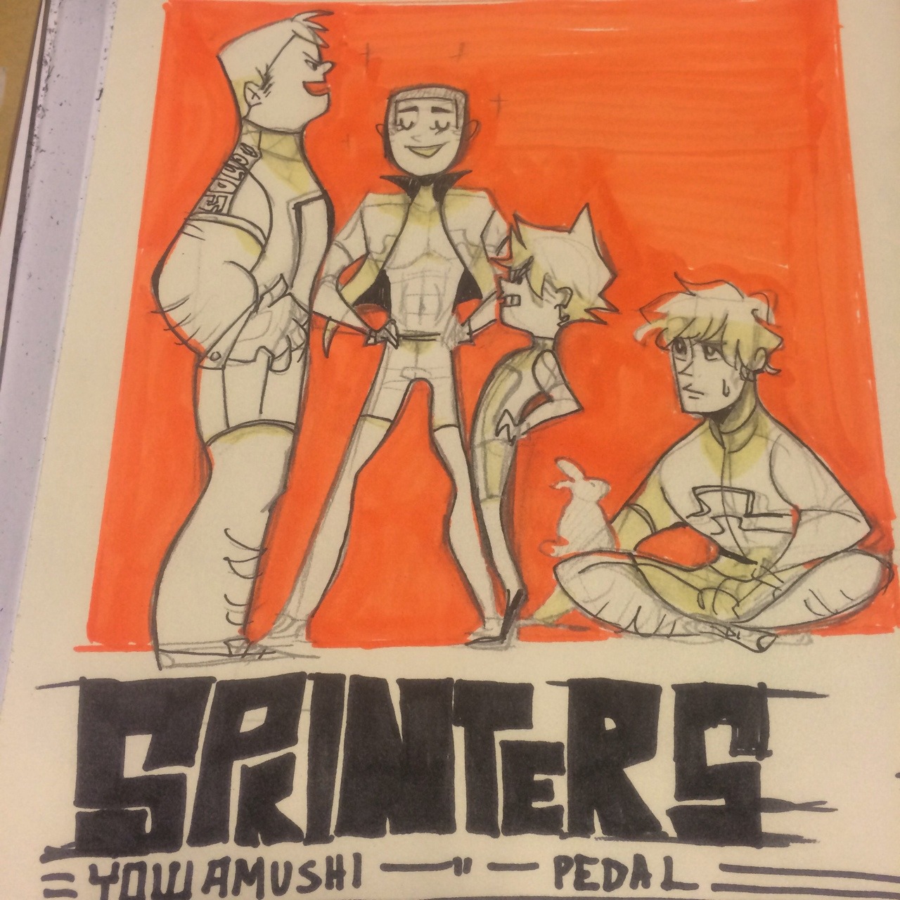 laweytheking:  Sprinters and climbers (￣▽￣)  Was to lazy to draw the others