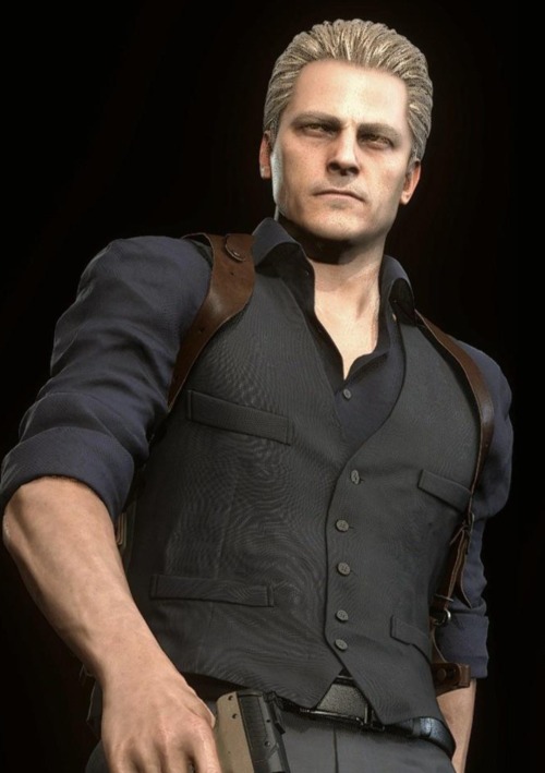 Remake Wesker Without Sunglasses Is So Pretty, Ugh..