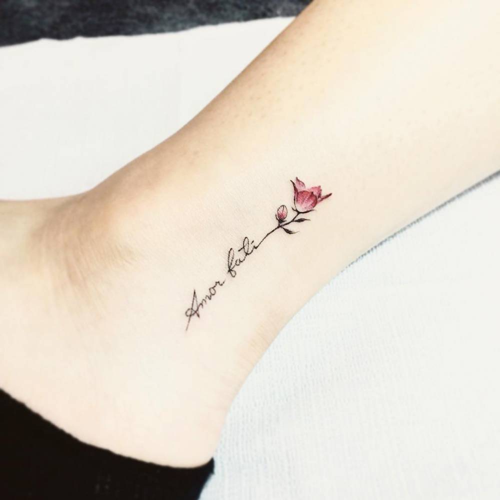 Small Amor Fati Temporary Tattoo Set of 3  Small Tattoos