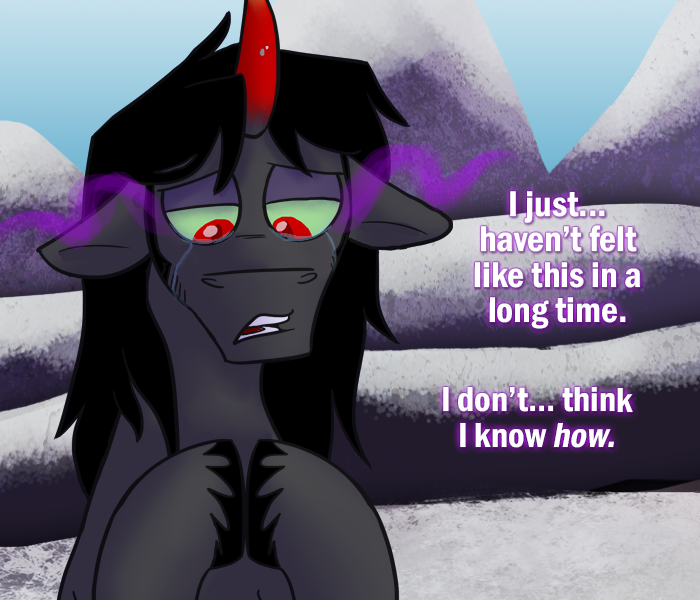 ask-king-sombra:  ask-king-sombra:  Not all ponies are all aboard the hug train to