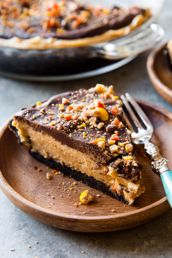 omg-yumtastic:  (Via: hoardingrecipes.tumblr.com) sallysbakingaddiction:  Unbelievable Peanut Butter Pie  Recipe… - Get this recipe and more http://bit.do/dGsN  Ooh dear