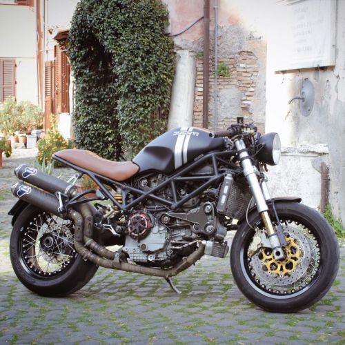 That’s our interpretation of DUCATI MONSTER  Respect for the original lines with a little touc