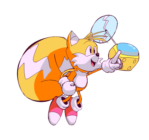 Tails and TAILS.2, a battle survey drone from Eggman he captured and repurposed. These come from a s