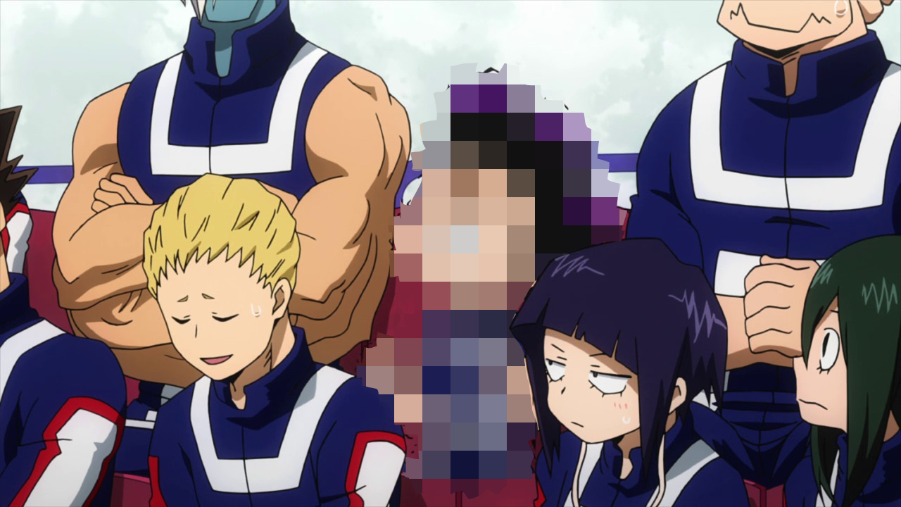 enecoo: radicalapollo:  enecoo: BNHA, but every time Mineta appears on-screen he’s