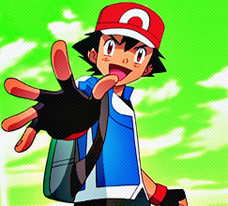 shelgon:  Ash Ketchum &amp; Mirror Ash &lt;3 