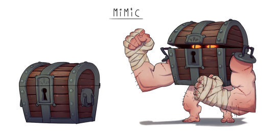 asceticninja:  pulling-aggro: chefpyro:    tired of toothy mimics. i want a mimic