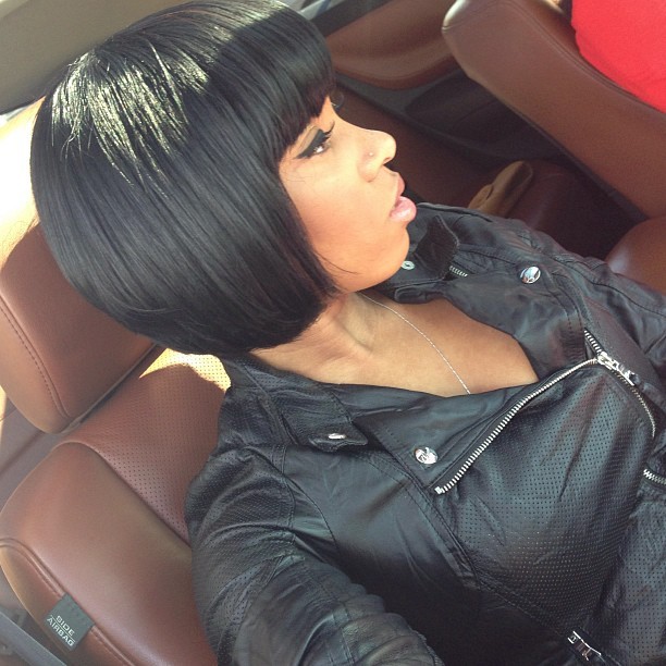 simplysheneka:  #shenekaadamsBOB still layed. Rocking that @sadamscollection 💁