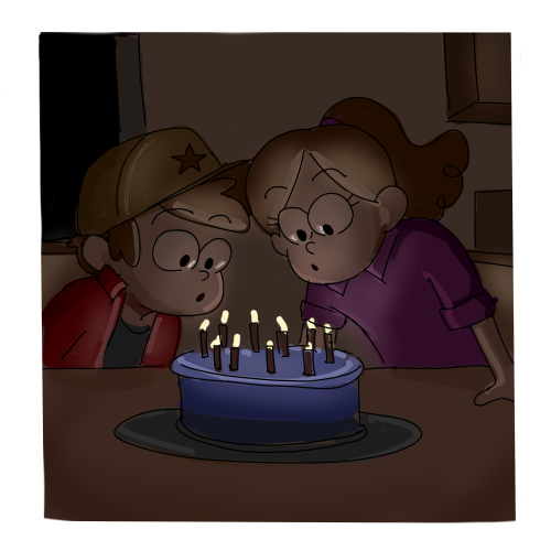 Porn photo danidery:  Happy Birthday Dipper and Mabel! 