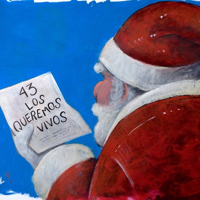 jorgedelangel:  Almost two months since the kidnaping of the 43 students by the narco-government
