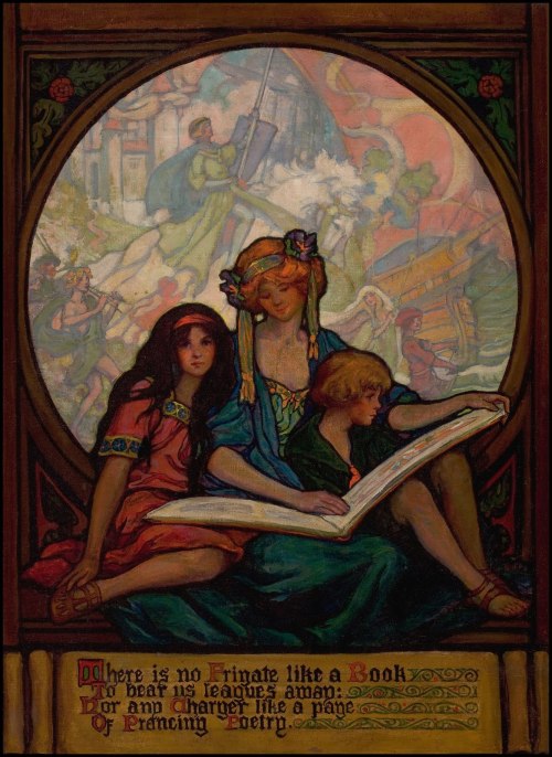 books0977:Circle of Elizabeth Shippen Green (American 1871-1954). An Illustration for the Encouragem