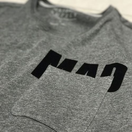 Don’t get MAD - Get the Madison Supply Barcode Logo Pocket Tee @saks_mens #Saks #Chicago #mens