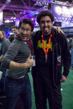 novasparkhangout:  So I ran into Markiplier at SXSW today! 