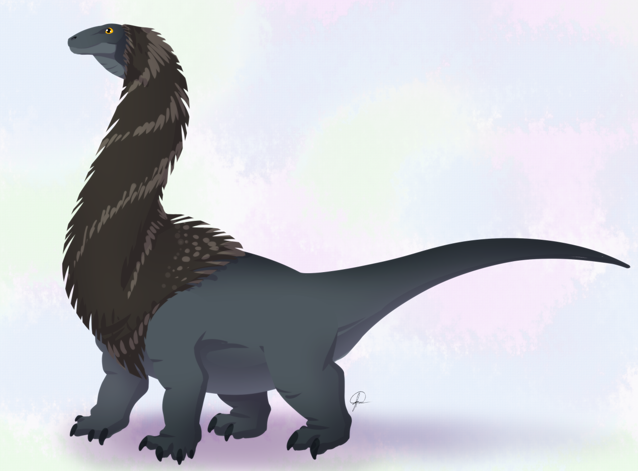 A Dinosaur A Day — Melanorosaurus readi