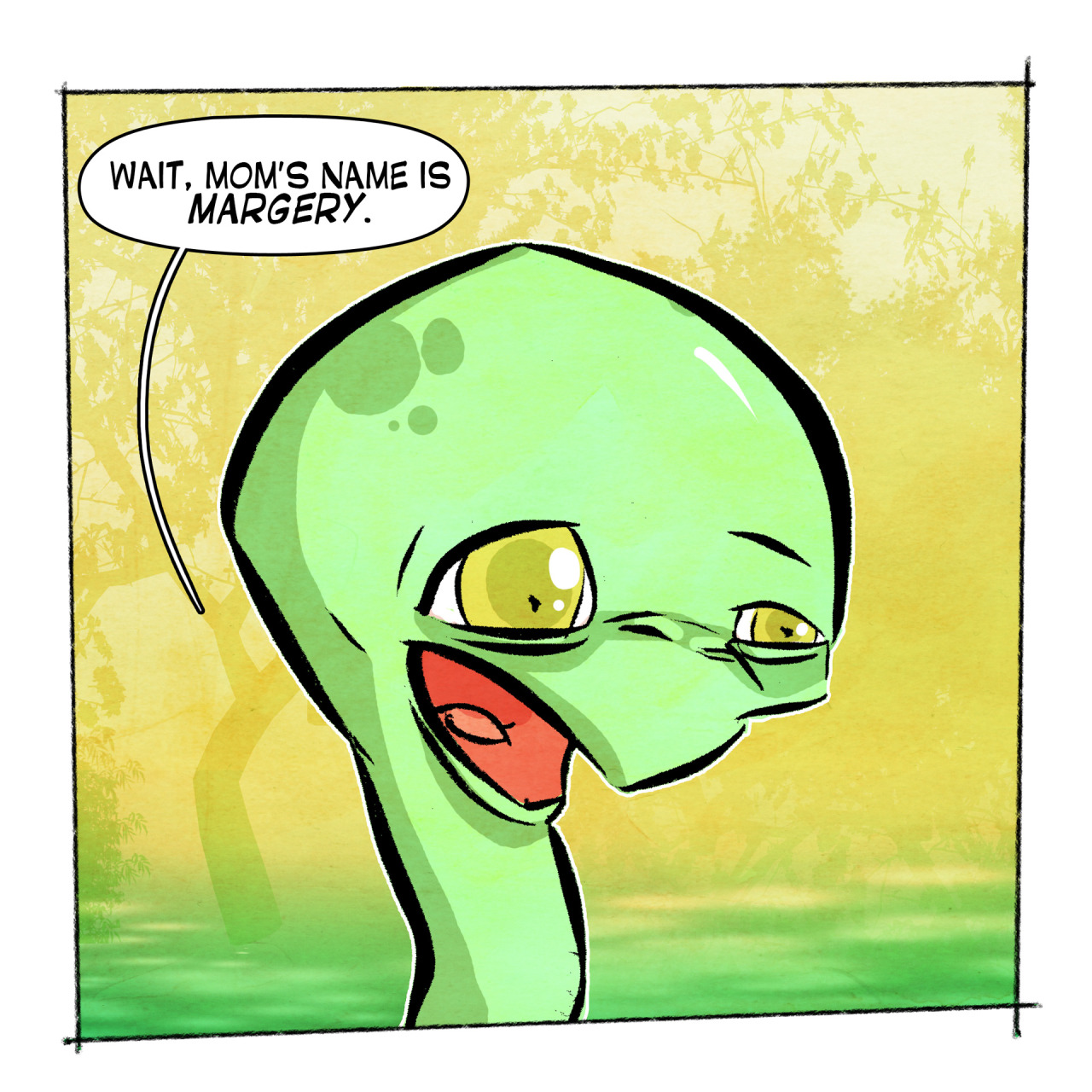 thefrogman:  Tattoos are forever. So are grudges. Artwork by Chris Gugliotti [webcomic