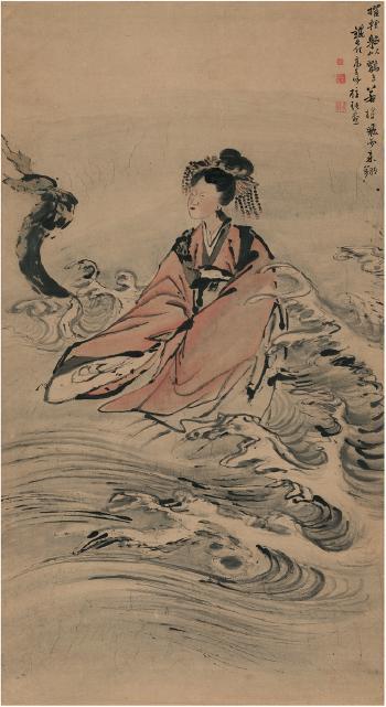 Fairy Luo by Gao Qipei (1660 - 1734)