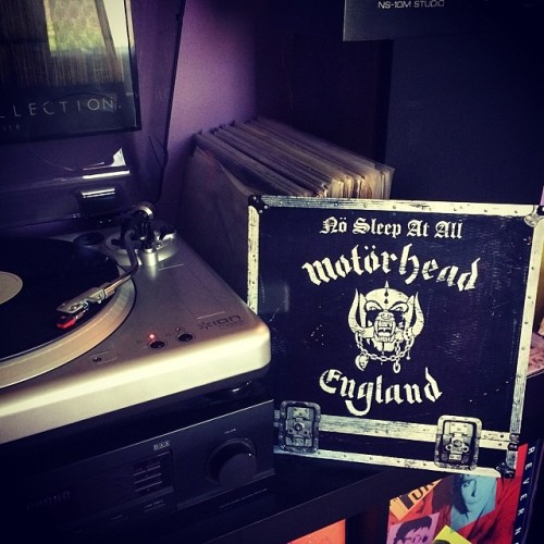 justcoolrecords:  And the birthday celebrations just keep goin! #nowplaying #onmyturntable #happybirthdaytome #vinyl #records #motorhead #rocknroll #minenow #personalcollection #vinyligclub #vinyljunkies #recordcollectors 