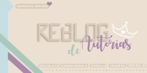 Quer ter autorias reblogadas por todas nos? segue as regrinhas abaixo baby:Esteja seguindo SG, CG, S