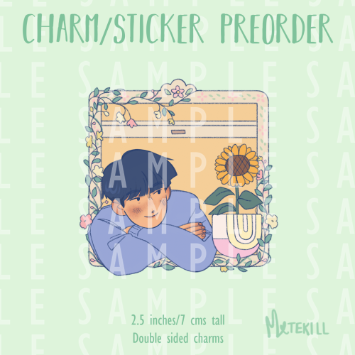 Soul Eater, BTS and Mob (mp100) charm preorders are open + some clay pins up on my shop!  *Preorder 