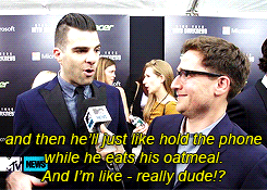 rheagars:  What’s the worst thing about doing press with Chris? (X) 