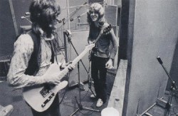 Themicktaylor:  Keith Richards And Mick Taylor During The Sticky Fingers Sessions,