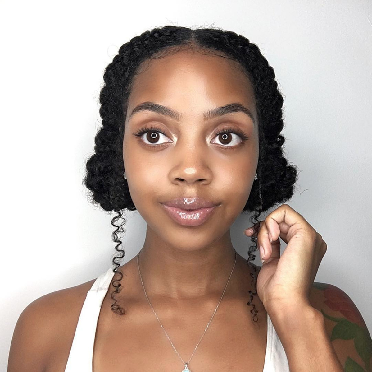 naturalhairqueens:Pretty eyes and pretty hair and those brows are so neat and beautiful!