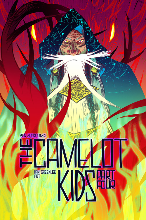 The Camelot Kids covers by Nathan Fox! He&rsquo;s working on the softcover cover and it&rsquo;s goin