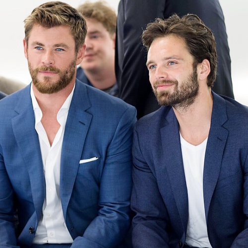 sebastianstansource - Sebastian Stan and Chris Hemsworth attend...