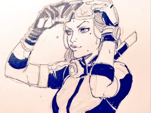 akapost:Got her new skin! yay!“Hey Gabe, who am I?” *puts on goggles*Love it!