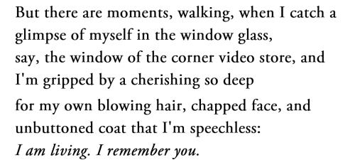 solkysst: metamorphesque:What the Living Do, Marie Howe metamorphesque: What the Living Do, Marie Ho