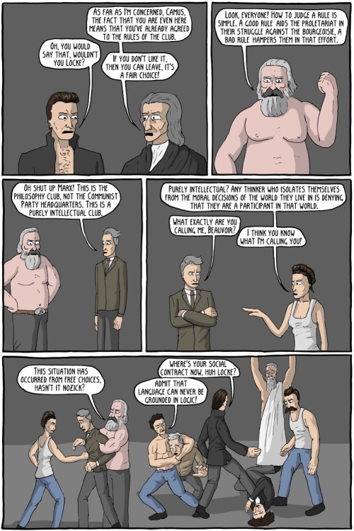 scientificphilosopher: Philosophy Club by Existential Comics